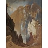 ArtDirect Toltec Gorge and Eva Cliff from the West, Colorado (1892) Unframed Art Print Giclee Poster by Thomas Moran - Ready for Framing with Customization Sizes 7x10, 10x14, 15x20, 24x32, 36x48 and 45x60 inches