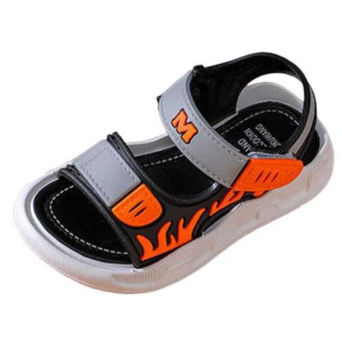 IWIHMIV Boys Summer Water Sandals Girls Open Toe Lightweight Outdoor Sport Sandals Comfortable Soft Soled Beach Shoes