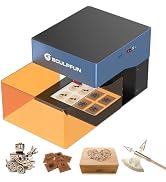 Sculpfun 10W iCube Pro Max Lasergraveermachine, draagbare lasergraveermachine, 120 x 120 mm, lasergrootte