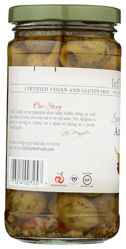 Aceite Jeff's Garden Olive Antipasto 12 fl oz miniatura 6