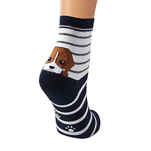 Image of Cute Animal Design Women's Socks Casual Cotton Crew Novelty Socks