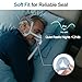 Fabric Cushion for Airfit N20 & for Airtouch N20 - with Soft Breathable Fabric Cover for Cozy Fit & Secure Seal - IBEET Nasal Mask Cushion for N20 Small