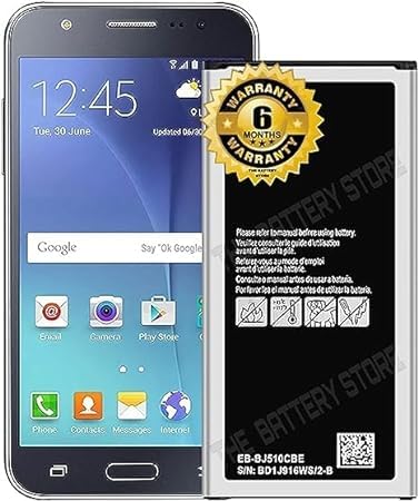 Image of THE BATTERY STORE Original EB-BJ510CBE Battery for Samsung Galaxy J5 2016 Edition /J510 /J510FN / J510F / j5108 /j5109 Battery with 6 Month Warranty **** (Q130)
