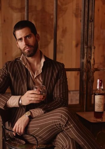 HZUOU Peak Lapel Striped Mens Suits Regular Fit Single Breasted Wedding Tuxedos for Men Groom 3 Piece Blazer Pants Set UOU313