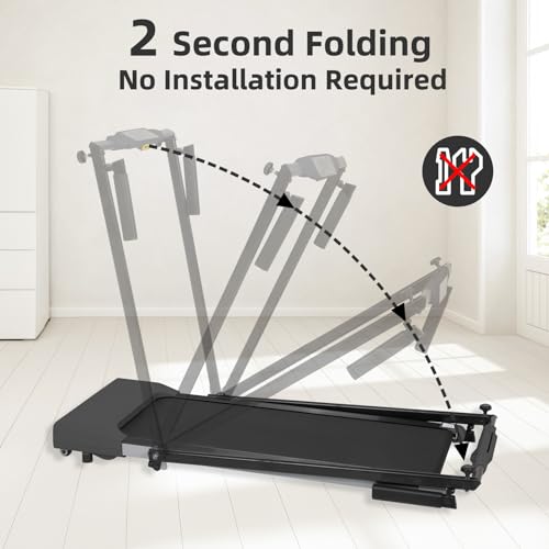 Image of Treadmills for Home, Treadmill with LED for Walking Running