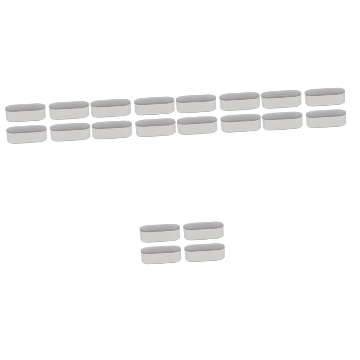 Lurrose 5 Set Guarnizione Per Sedile Wc Raccordi Per Sedile Wc Detergente Per Tazza Wc Paraurti Per Sedile Bidet Gumption Valvola Di Scarico Di Ricambio Cerniere Per Sedile Wc 4 pezzi*5