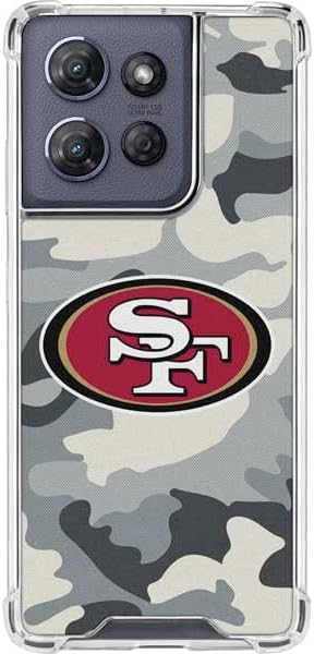 Skinit Clear Phone Case Compatible with Moto G 5G (2025) - Officially Licensed NFL San Francisco 49ers Design