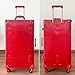 urecity Vintage Luggage Set of 2, Retro Suitcase Trunk with Wheels for Men and Women, Cute Designer Travel Luggage Set with Boarding Tote