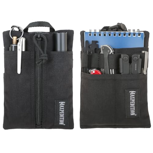 MAXPEDITION Platy Pocket Organizer, Durable EDC Tool Pouch for Men, Neck Wallet with Paracord