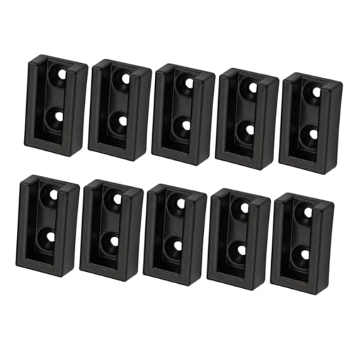 Ciieeo 1set Wardrobe Closet Pole Socket Bracket Clothes Rod Holder for Closet Laundry Wardrobe and Clothing Shop Storage 10pcs