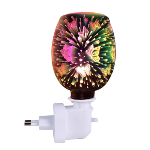 MAGICLULU Quemador De Aromas Lámpara De Cera Sin Decoración De Luz Aromática Hogar