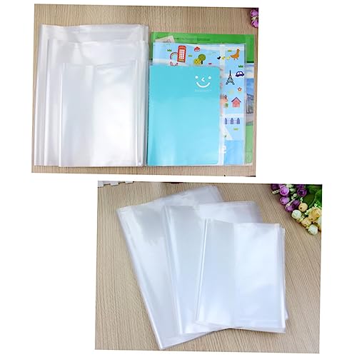 Ciieeo 30 Pçs Slipcase Manga Plástica Para Exercícios Transparente Manga Plástica Para Exercícios Tr