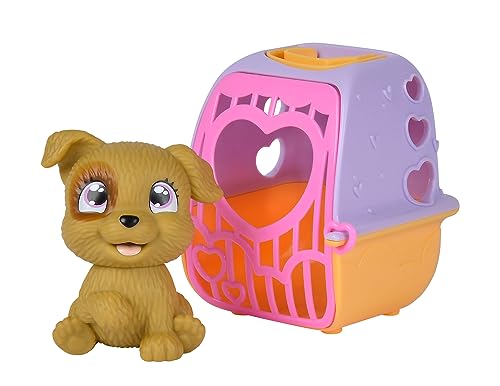 Simba 105950125 - Pamper Petz Mini - Pamper Petz Mini Tierbabys mit Magische Pfotte, die enthüllt, ob es EIN Mädchen oder Kerl ist, Erhältlich als Hund, Katze oder Kaninchen, Ab 1 Jahr
