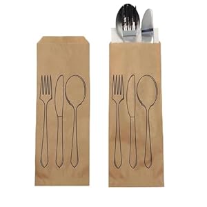 PAKNOR 1000stk Papiertüte für Besteck