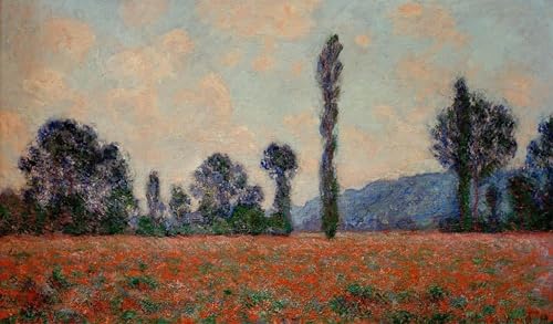 Impression d'art Champ de coquelicots de Claude Monet pour sublimer une décoration de chambre
