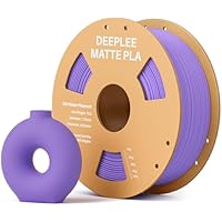 DEEPLEE Filamento PLA Mate 1,75 mm, Material de Impresión 3D PLA