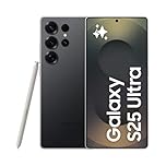 Samsung Galaxy S25 Ultra AI Smartphone, Galaxy AI, 12GB Memory, 1TB Storage, 200MP Camera, S Pen Included, Titanium Black, 3 Year Manufacturer Extended Warranty (UK Version)