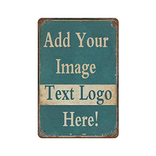 DJNGN Personalised Vintage Tin Signs Custom Metal Signs With