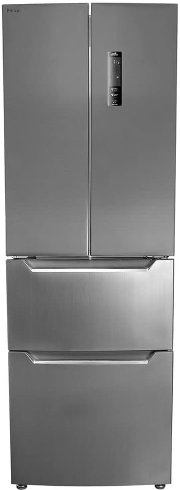 Geladeira French Door Eco Inverter Philco Frost Free Inox Prf380l - 220v