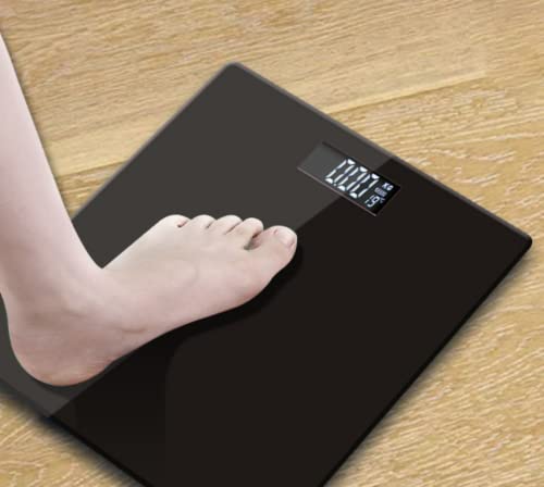 Black Smart Health Indicator Scale 22.83 * 11.81 * 12.60 In Battery Powered Led Light Display 0.55-396.83 Lb #TOP4