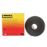 Scotch Rubber Splicing Tape 23, 3/4 in x 30 ft, Black