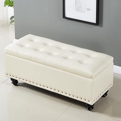 Banc de rangement rectangulaire ottoman pour ranger votre salon