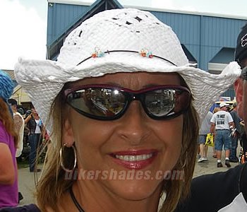 Bikershades Women Pink Motorcycle Riding Safety Glasses Foam Padded Clear Lens #TOP4