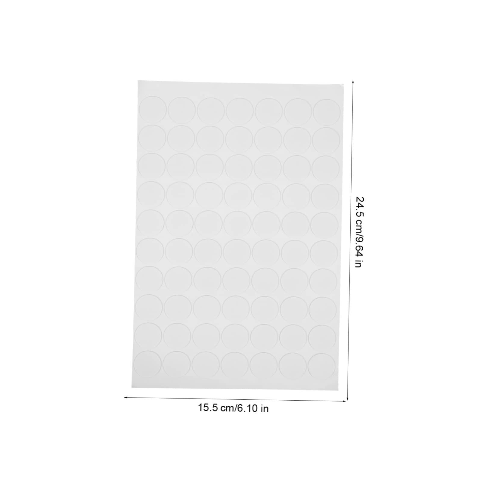 LALAFINA Acrylic Double-Sided Adhesive Dots 300pcs Small Sticky Dots Non-Trace Round Stickers