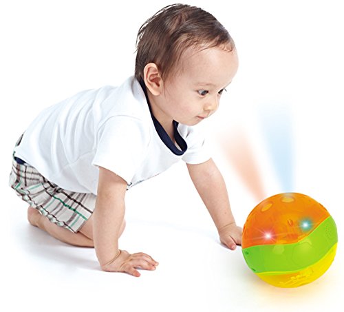Liberty Imports Baby Rattle Toys - Musical Light-Up Interactive Clutch Sparkle Ball with Music and Flashing Lights - Learn Colors and Shapes Ideal Gift for 6, 9, 12 Months Toddlers, Infants, Children
