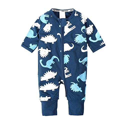 Nwada Klamotten Baby Kleidung Jungen Schlafanzug Neugeborene Strampler Body Winter Spieler 12-18 Monate Dinosaurier Cover