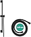 Produktbild hansgrohe 24400670 Unica Pulsify S 65 cm mit Push Handbrausehalter und Isiflex Brauseschlauch 160 cm Mattschwarz Brausestange