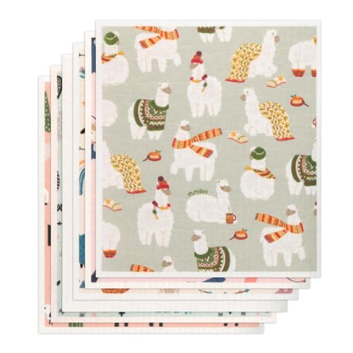 Küchentücher, Reinigungstücher für Geschirr, 6 Stück, saugfähig, für Glasutensilien, Küchenutensilien, Handwäsche, Zuhause, Restaurant