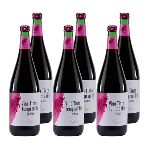 Tempranillo Vino Tinto -lieblich- (6 x 1,0L)
