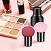 Makeup Powder Puff Kit, 2 Pcs Mushroom Shaped Applicators with Mini Handles for Foundation, Concealer, Loose Powder