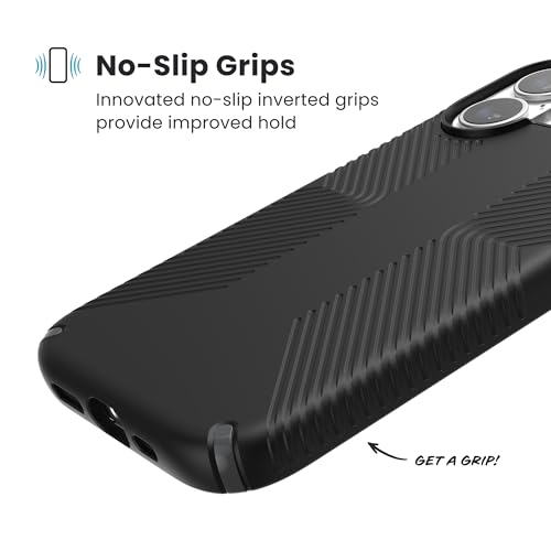 Image of Speck PRESIDIO2 Grip for iPhone 17 Case, Slim Protective Case, Black /Slate Grey /White