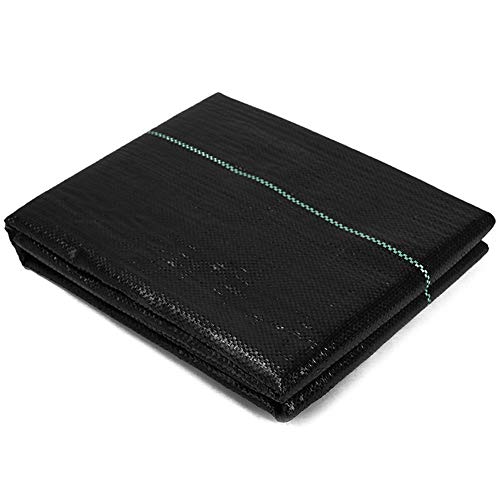 Litthing Control de Malezas Jardín Malla Geotextil para Jardín Malla Antihierbas Control Desarrollo de Malas Hierbas Permeable al Agua Estera Antihierbas para Jardín (2 * 5m)