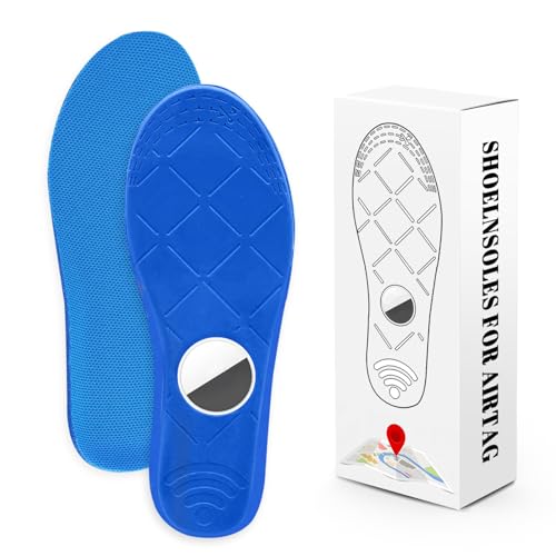 Image of for Airtag Protective Insoles for Kids, Trim to Fit Airtag Inserts, AirTag Hidden Shoe Inserts Track Your Steps and Shoes (175-190mm)