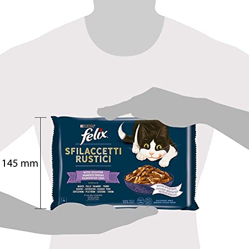 Purina Felix Sfilaccetti Rustici Cibo Umido per
