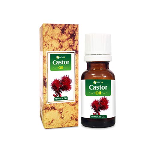 Castor Oil (Ricinus Communis) 100% Pure & Natural Undiluted Uncut Cold Pressed Carrier Oil - Use for Aromatherapy - Therapeutic Grade - 15ML
