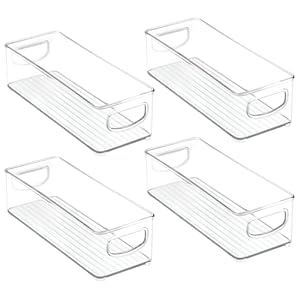 mDesign Small Plastic Bathroom Stor...