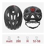 ABUS Urban-I 3.0 city helmet - bike helmet with rear light, peak and magnetic fastener - for men and women - Image 3