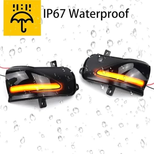 Luces intermitentes dinámicas LED con señal secuencial para Jazz 6