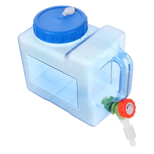 Mipcase 3l Blue PC Storage Bucket with Faucet for Outdoor Water Use