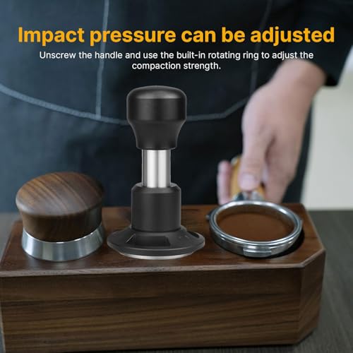 Tamper à pression modifiable contre le channeling pour machine espresso de précision - 6