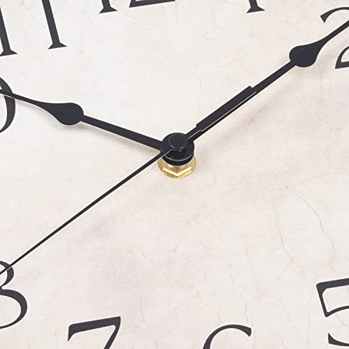 Kecyet 12 Inch Silent Wall Clocks Battery Operated Retro Wall Clock Decorative For Living Room Kitchen Bathroom Bedroom(Teal) #TOP2