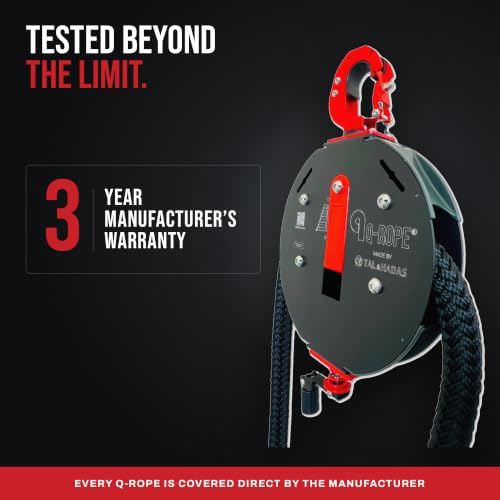 Image of Qrope Endless Rope Trainer Machine - Portable Rope Pull Pulley System - Home Gym Workout Equipment for Strength Training - Infinity Rope for Upper Body and Forearms