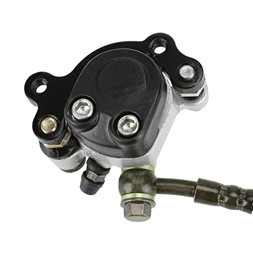 Hiaors Upgraded Hydraulic Brake Master Cylinder Caliper With Brake Pad Assembly Hose Tube For 97Cc 2.8Hp Baja Doodlebug Dirtbug Db30 Mini Bike Mini Dirt Bike Mini Moto Parts #TOP6