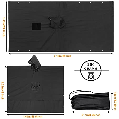 Euyecety Poncho Impermeabile, Antipioggia Uomo