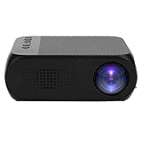Bewinner Mini Proyector de Video,Portable HD 1080P Proyector LED 4000 Lúmenes Compatibilidad con Tarjeta SD TF U Disco USB HDMI LCD Home Cinema Proyector de Cine en Casa en El Hogar(EU pulg)