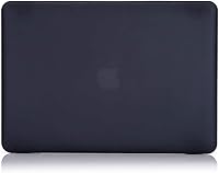 Vista 3 de RUBAN Funda compatible con MacBook Pro de 13 pulgadas 2012 2011 2010 2009 versión A1278, carcasa rígida de plástico y cubierta de teclado para Negro